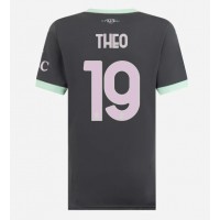 Dres AC Milan Theo Hernandez #19 Rezervni za Žensko 2024-25 Kratak Rukav